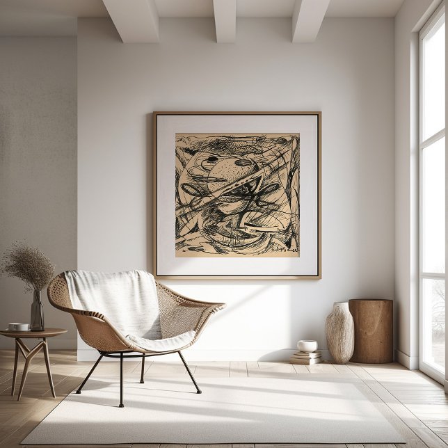 Poster Formulários abstrato | Rudolf Bauer (Criador carregado)