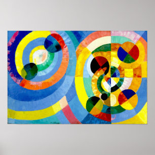 Poster Formulários circulares por Robert Delaunay