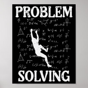 Poster Fórmulas Matemáticas Divertidas de Resolução de Pr