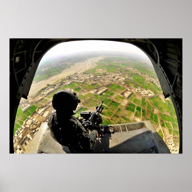 Poster Fornecimento de segurança aérea (Frente)