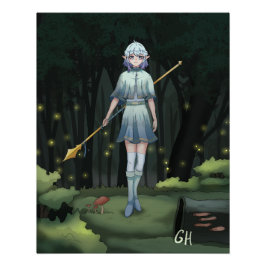 Pôster Forrest girl Anime
