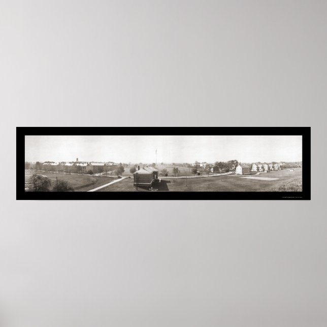 Pôster Fort DuPont Delaware Foto 1912 (Frente)