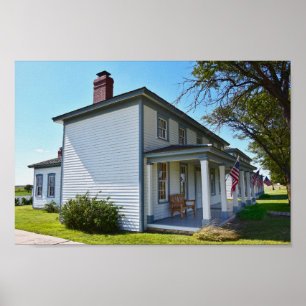 Poster Fort Hays Oficiais Quarters