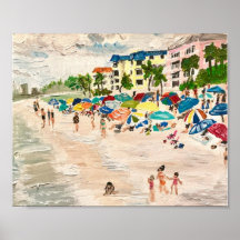 "Fort Myers Beach" em acrílico