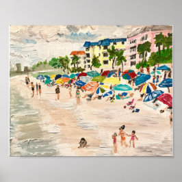 Poster "Fort Myers Beach" em acrílico
