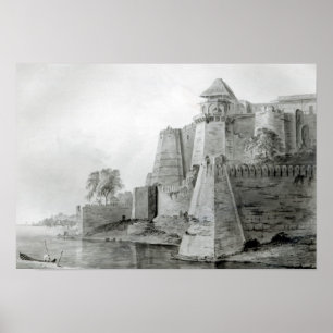 Poster Fort on the Yamuna River, India