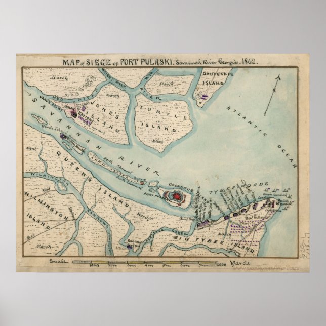 Pôster Fort Pulaski (Frente)