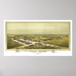 Poster Fort Reno Oklahoma Territory 1891 Lithograph