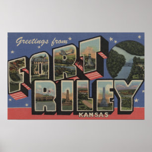 Poster Fort Riley, Kansas - grandes cenas da letra