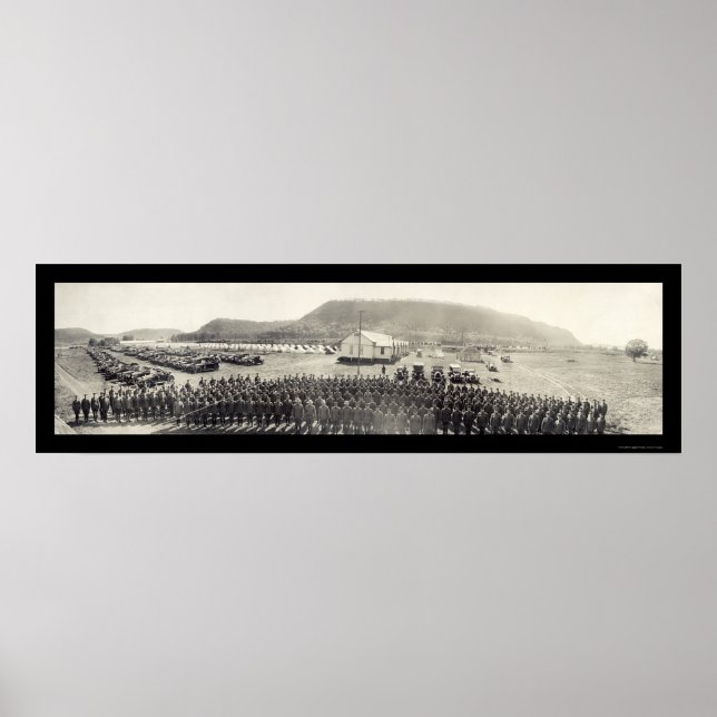 Pôster Fort Sam Houston Oficial Foto 1919 (Frente)