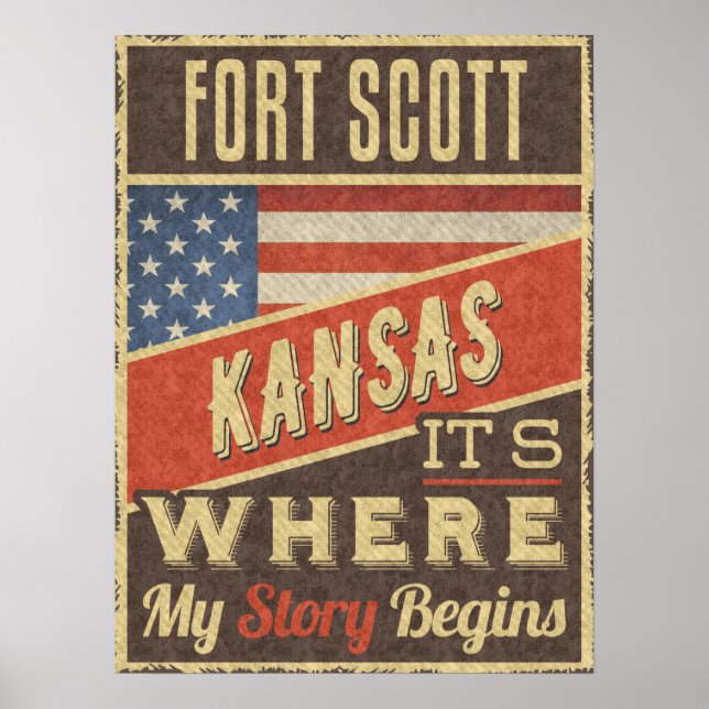 Poster Fort Scott Kansas (Frente)