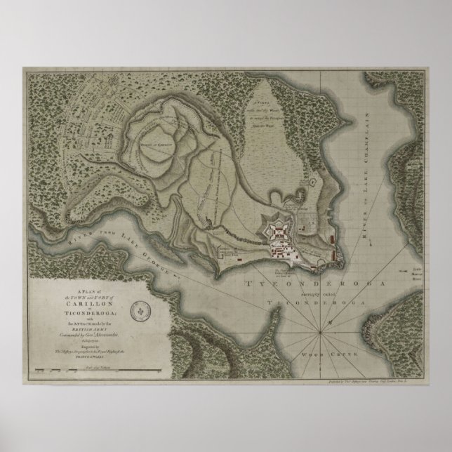 Poster Fort Ticonderoga (Frente)