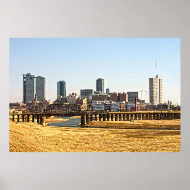 Pôster Fort Worth, Texas (Frente)