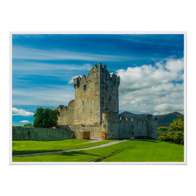 Pôster Fortaleza Antiga de Killarney: Castelo de Ross (Frente)