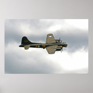 Pôster Fortaleza do vôo B-17