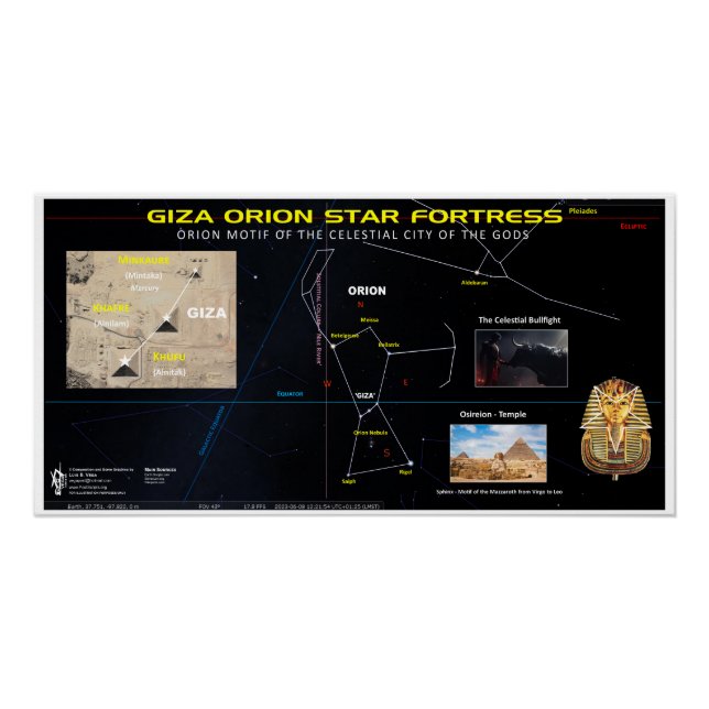 Pôster Fortaleza Giza Orion (Frente)