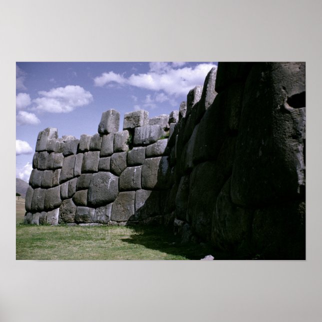 Pôster Fortaleza Incan Sacsahuman (Frente)