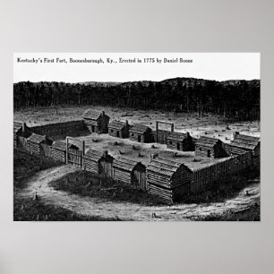 Pôster Forte Boonesborough, Kentucky