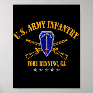 Poster Forte da Escola de Infância Benning Veteran Patrió