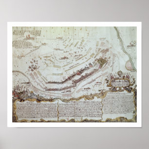 Poster Forte velho Gaut, Calcutá, 1810 (litho)