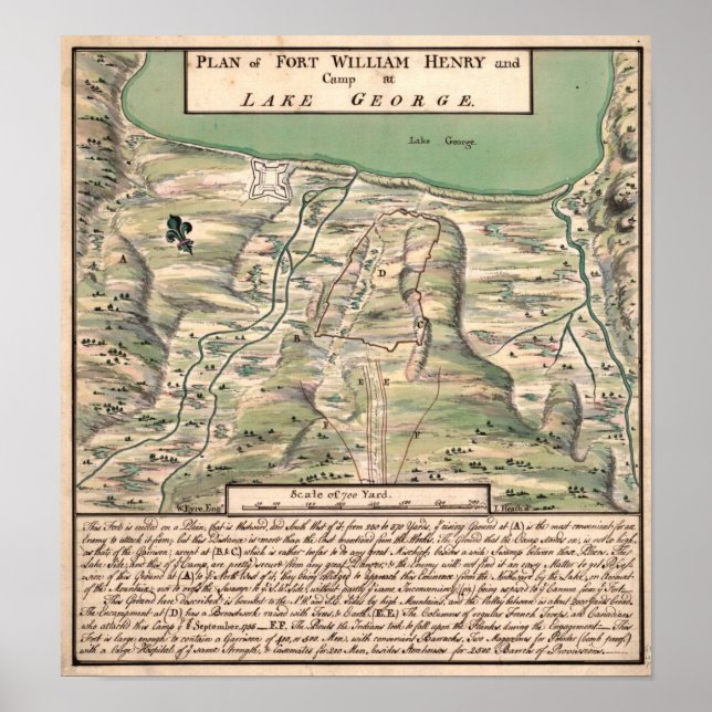 Poster Forte William Henry. (Frente)