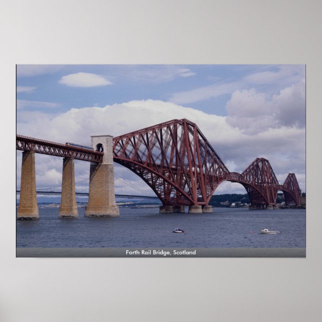 Pôster Forth Rail Bridge, Scotland (Frente)