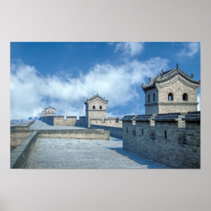 Poster Fortificação da antiga cidade de Pingyao - China