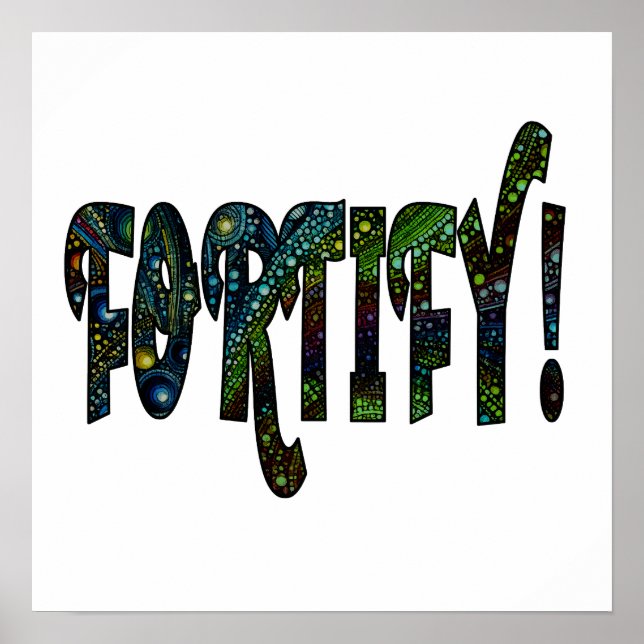 Poster Fortifique-se! (Frente)