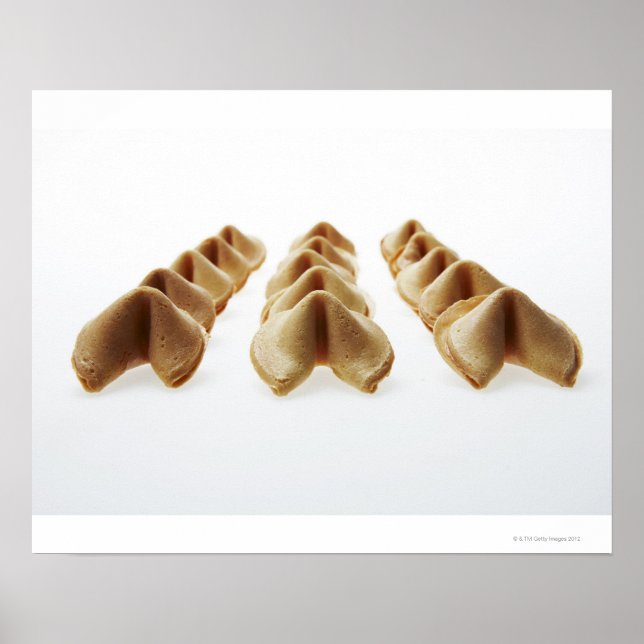 Poster Fortune Cookies in three rows (Frente)