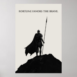 Poster Fortune Favors The Brave