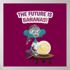 Poster Fortune teller monkey