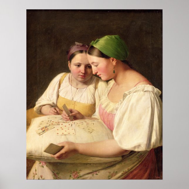 Pôster Fortune Telling, 1842 (Frente)