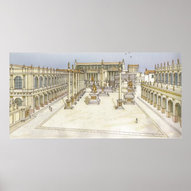 Pôster Fórum Imperial. Roma (Frente)