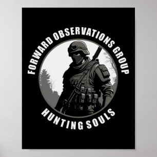 Poster Forward Observações Group. Avanço das Almas de Caç