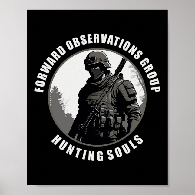 Poster Forward Observações Group. Avanço das Almas de Caç (Frente)