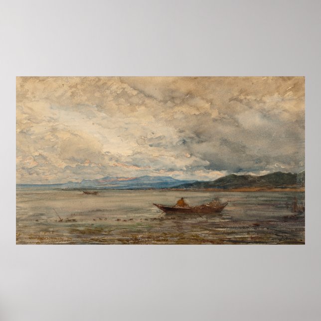 Poster Fos, Environs De Martigues - Félix Ziem (Frente)