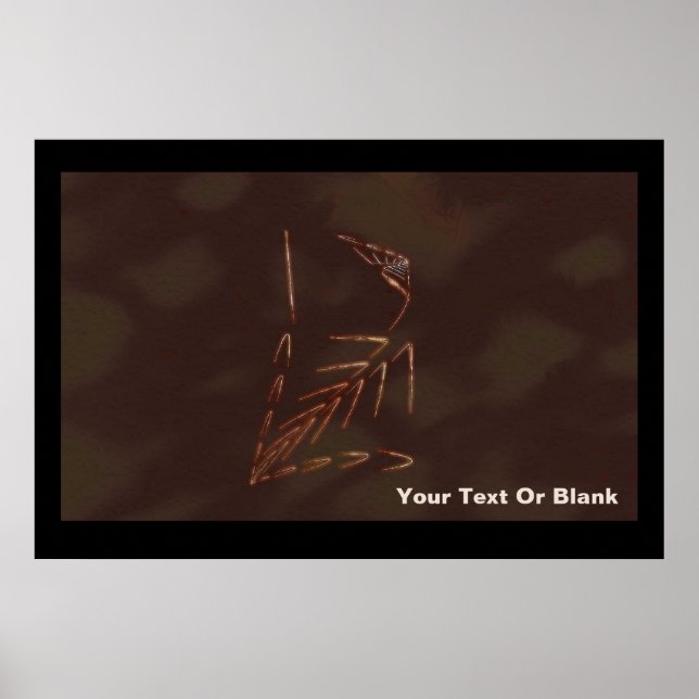 Pôster Fóssil Jurássico (Frente)