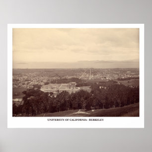 Pôster Foto 1888 do terreno do Cal Berkeley