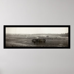 Pôster Foto 1898 do exército de Chickamauga