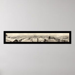 Pôster Foto 1899 de Chicago dos Stockyards