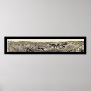 Poster Foto 1902 da Mina de Ferro Hibbing MN