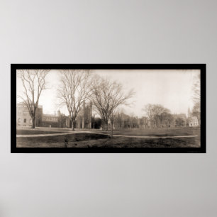 Poster Foto 1902 de Birdseye do terreno de Yale