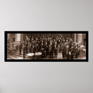 Pôster Foto 1903 da banda das MÃES de Boston