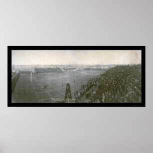 Poster Foto 1904 do futebol de Michigan Chicago