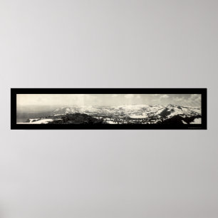 Poster Foto 1905 de Tahoe CA do vale da desolação