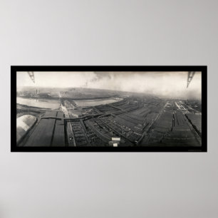 Pôster Foto 1907 dos Stockyards de Kansas City