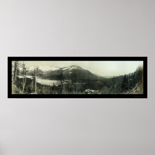 Poster Foto 1908 da Região de Juneau Alaska