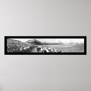 Poster Foto 1908 do Baseball Chicago Pitt
