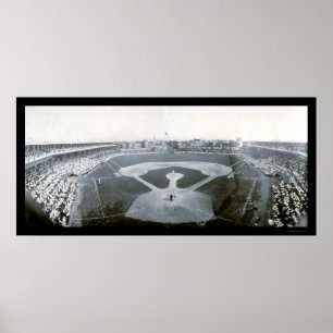 Pôster Foto 1908 do basebol de Cubs Giants