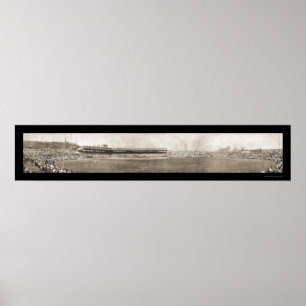 Pôster Foto 1908 do basebol dos Chicago Cubs